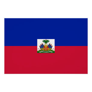 Póster Bandeira do Haiti