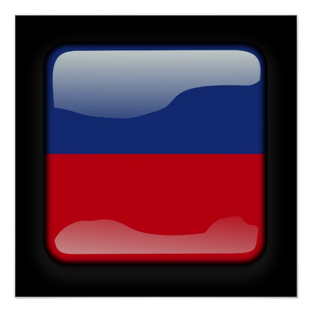 Póster Bandeira do Haiti (Frente)