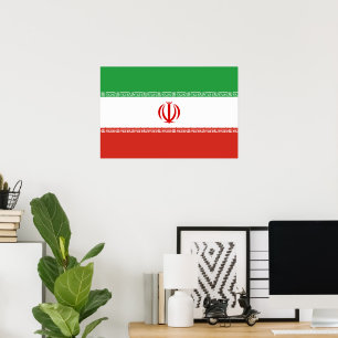 Poster Bandeira do Irã