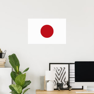 Poster Bandeira do Japão