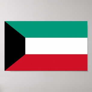 Poster Bandeira do Kuwait