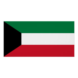 Póster Bandeira do Kuwait