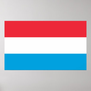 Poster Bandeira do Luxemburgo