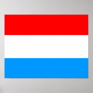 Poster Bandeira do Luxemburgo