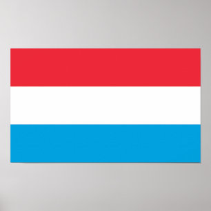 Poster Bandeira do Luxemburgo