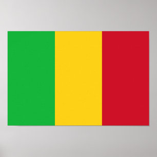 Poster Bandeira do Mali