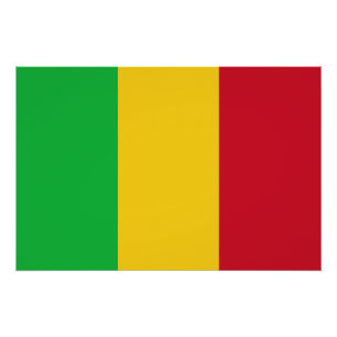 Póster Bandeira do Mali