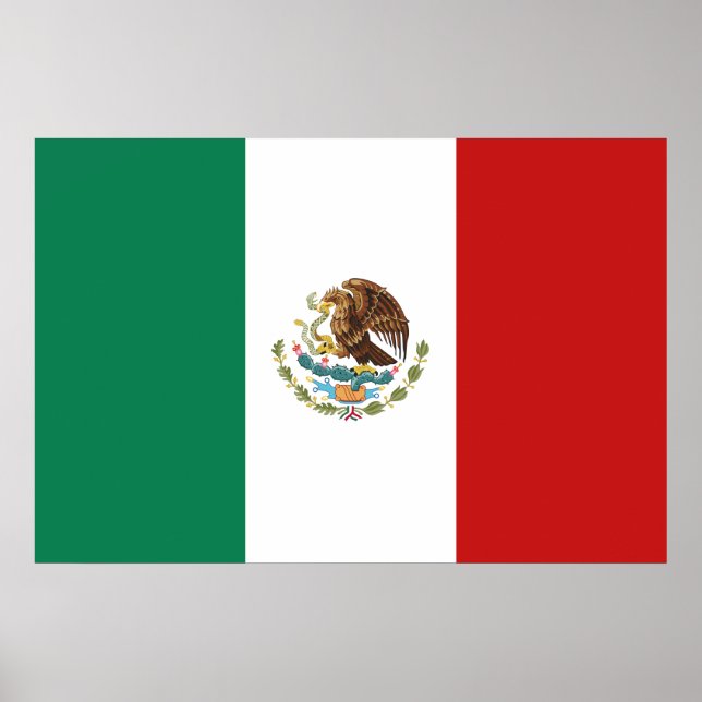 Póster Bandeira do México (Frente)