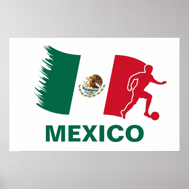 Póster Bandeira do México (Frente)
