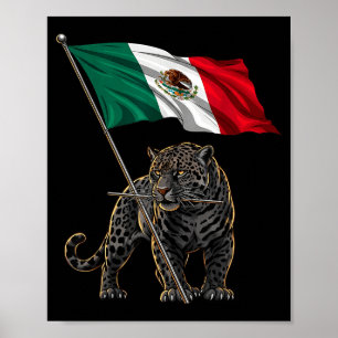 Poster Bandeira do México Orgulho Mexicano Raízes Mexican