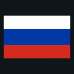 Póster Bandeira do Mundo Nacional Rússia<br><div class="desc">Quer que todos saibam que você representa um determinado país? Mostre o seu orgulho nacional com esta bandeira do produto mundial. Este item exibe uma bandeira mundial com a bandeira da Rússia. Visite o Poster do World Flags em https://www.zazzle.com/worldflagsposter para mais produtos com bandeiras e faixas em todo o mundo....</div>
