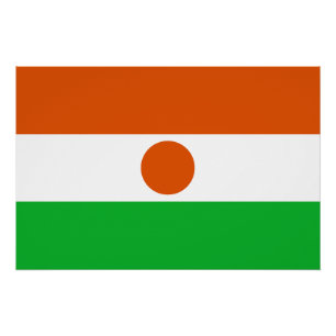 Póster Bandeira do Níger