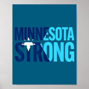 Poster Bandeira do novo estado rebelde de Minnesota