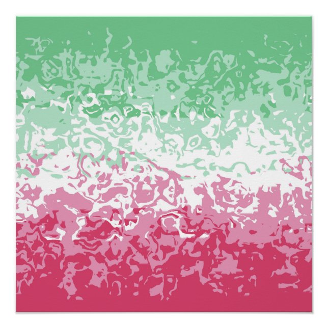 Póster Bandeira do Orgulho Abrosexual Psicodélico Groovy  (Frente)