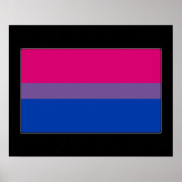 Poster Bandeira do Orgulho Bissexual