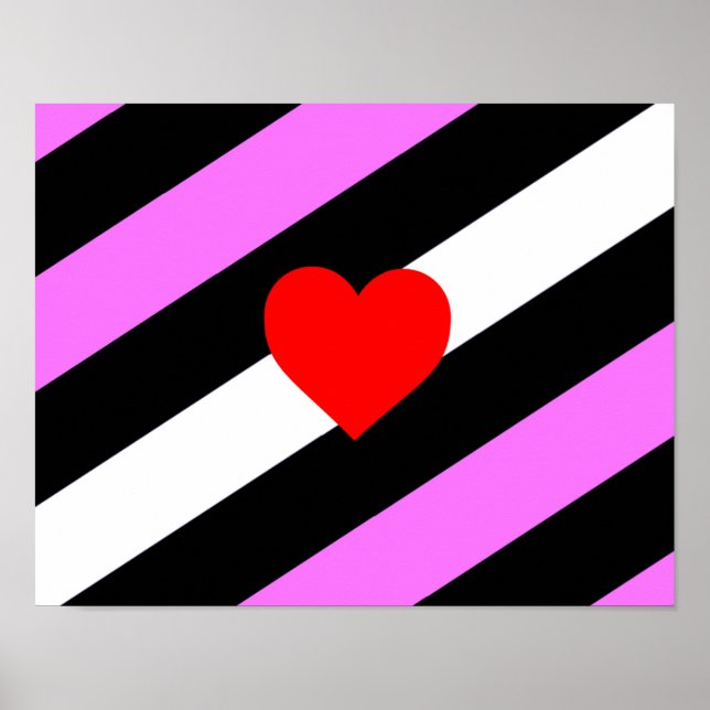 Poster Bandeira do Orgulho da Garota de Couro (Frente)