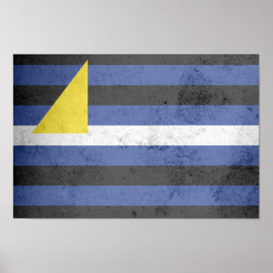 POSTER BANDEIRA DO ORGULHO DAS ÁGUAS