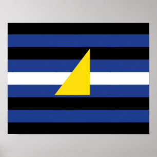 Poster Bandeira do Orgulho de Aquecimento