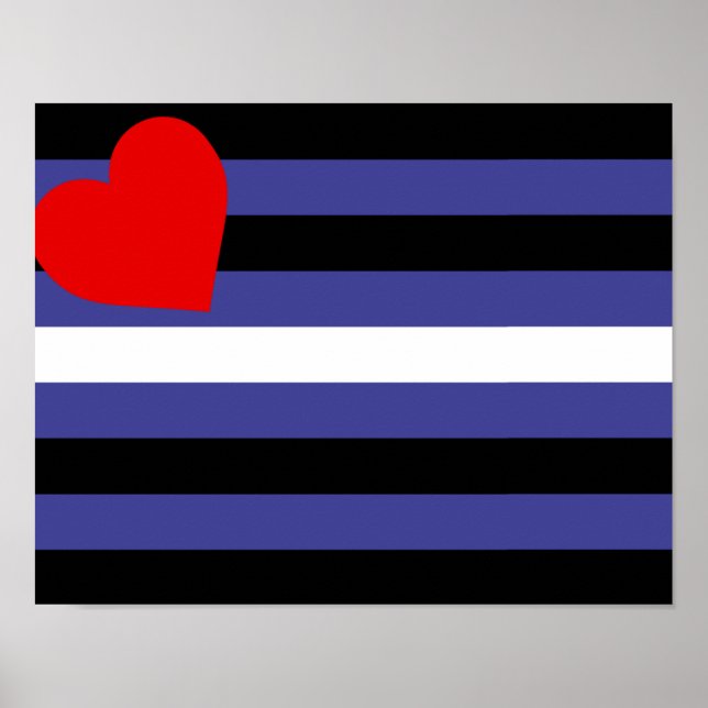 Poster Bandeira do Orgulho de Couro (Frente)