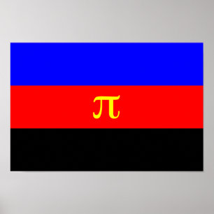 Poster Bandeira do orgulho de Polyamory