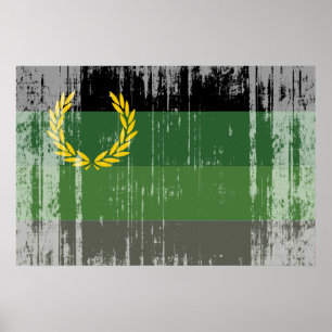 Poster Bandeira do Orgulho do Uniforme Militar