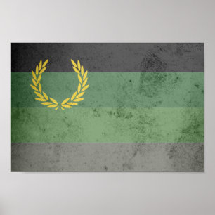 Poster Bandeira do Orgulho do Uniforme Militar
