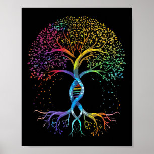Poster Bandeira do Orgulho Gay Legal da Arvore Vida Lgbt
