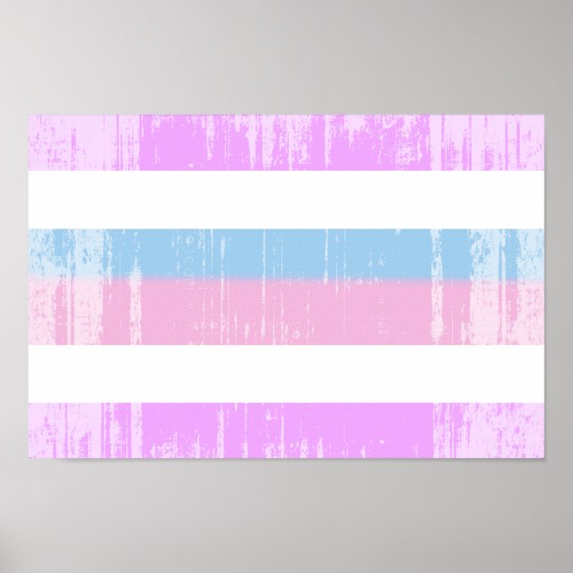 Poster Bandeira do Orgulho Intersexo (Frente)