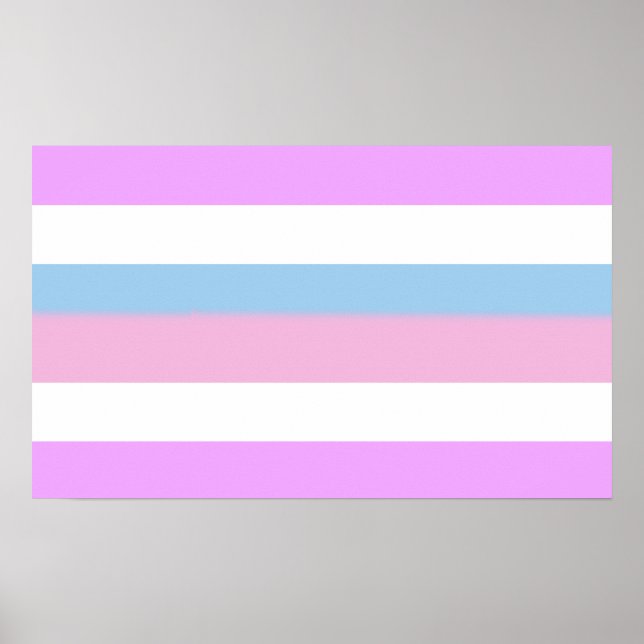 Póster Bandeira do Orgulho Intersexo (Frente)