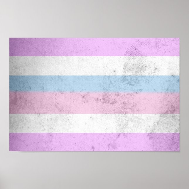 Poster Bandeira do Orgulho Intersexo (Frente)