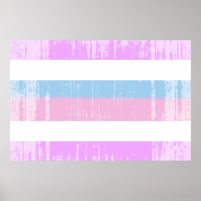 Poster Bandeira do Orgulho Intersexo (Frente)