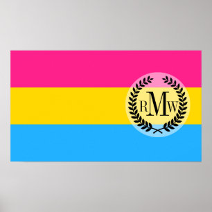 Póster Bandeira do Orgulho Pansexual
