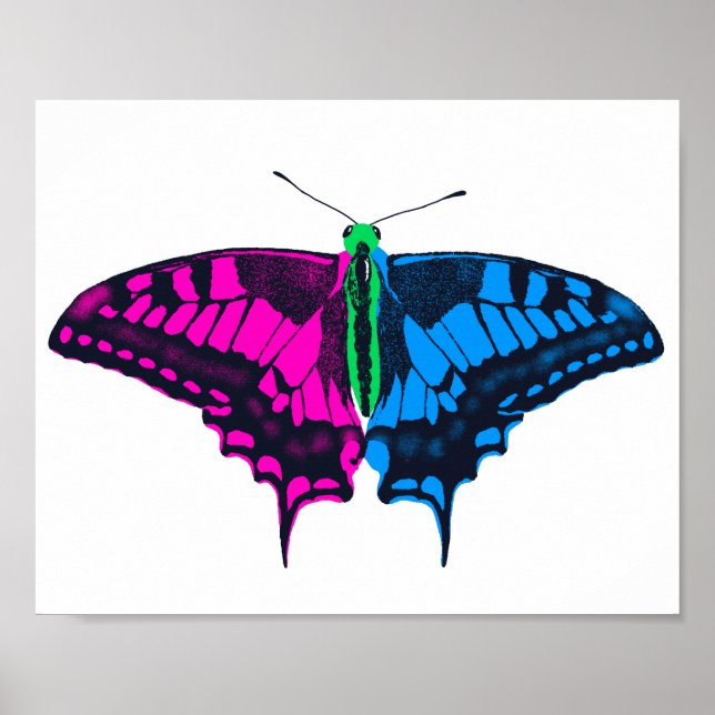 Poster Bandeira do Orgulho Polisexual (Frente)