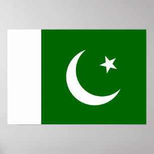 Póster Bandeira do Paquistão
