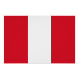 Póster Bandeira do Peru