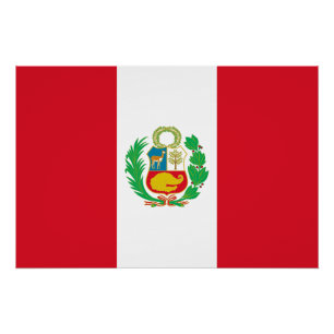 Póster Bandeira do Peru