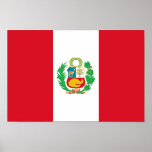 Poster Bandeira do Peru