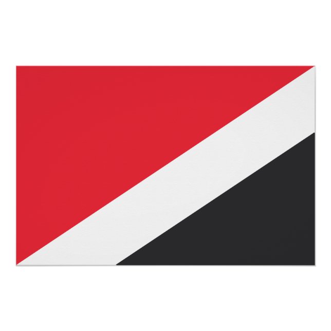 Póster Bandeira do Principado de Sealand (Frente)