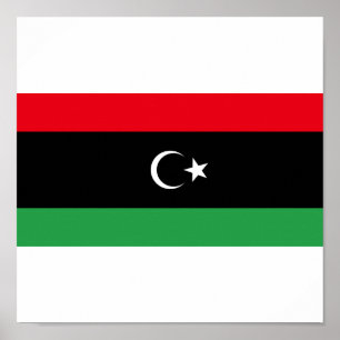 Poster Bandeira do Reino da Líbia (1951-1969)