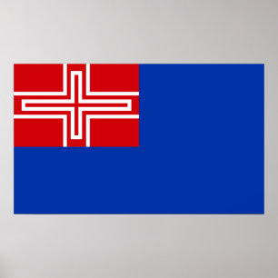 Poster Bandeira do Reino da Sardenha (1816-1848)