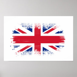 Poster bandeira do Reino Unido
