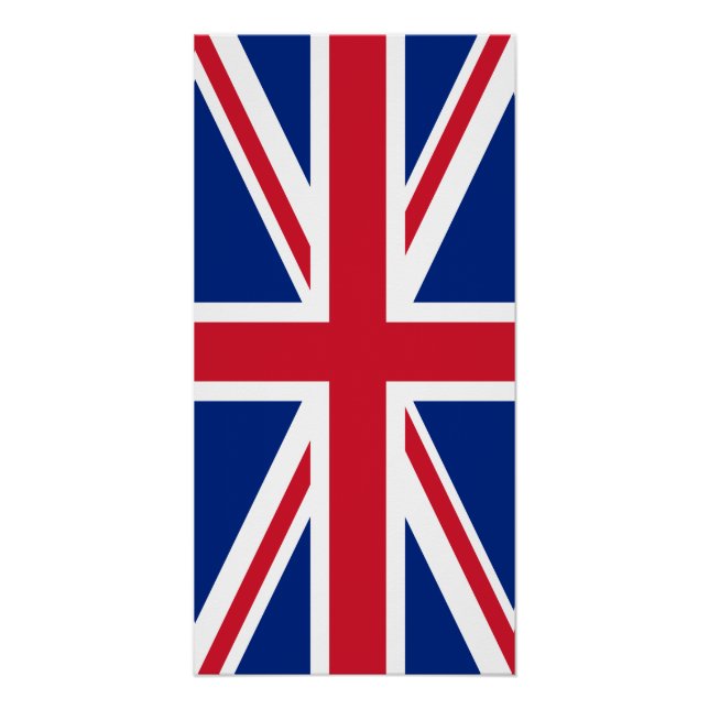 Póster Bandeira do Reino Unido (Frente)