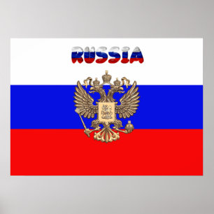 Poster Bandeira do russo
