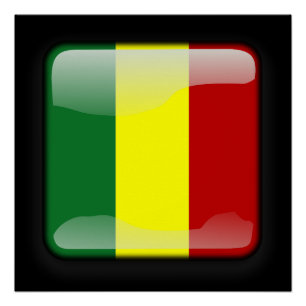 Póster Bandeira do Senegal