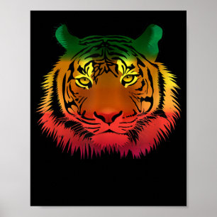 Poster Bandeira do Tigre jamaicano legal