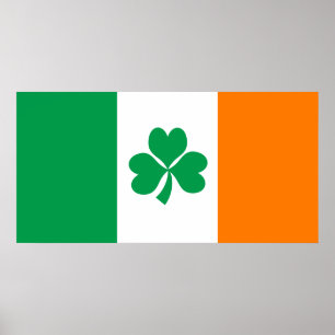 Póster Bandeira do trevo de Ireland