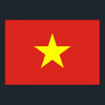 Poster Bandeira do Vietnã<br><div class="desc">Bandeira do Vietname; Vietnamita; Vietname; Vietname</div>