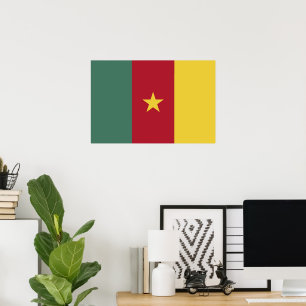Poster Bandeira dos Camarões