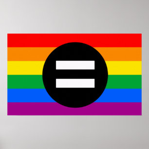 Póster Bandeira dos Direitos Gay