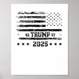 Poster Bandeira Dos Estados Unidos.presidente Donald Trum